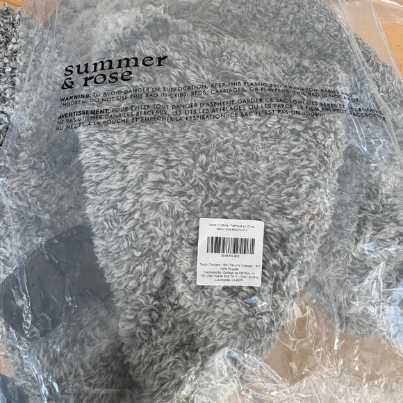 Summer & Rose Hooded Teddy Coatigan One Size Super Soft NWOT - Picture 7 of 8